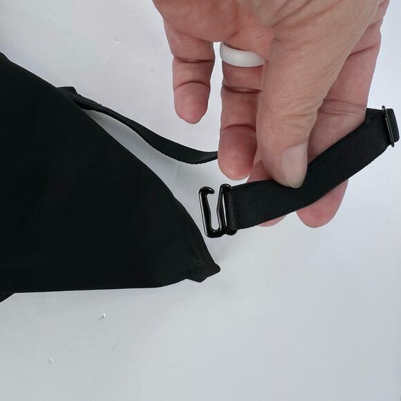 SPANX "Red Hot" Black Open-Bust Panty Clasp CONTROL Bodysuit XL Shapewear - Picture 5 of 13